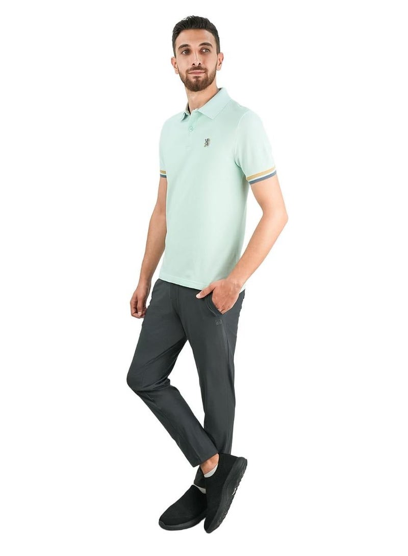 GIORDANO Men's Performance Polo - Green - Image 2